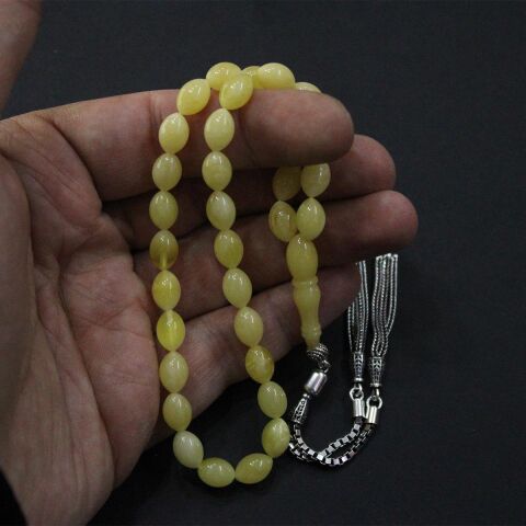 Kaliningrad Damla Kehribar Beyzi Tespih 6,5*9 (mm)