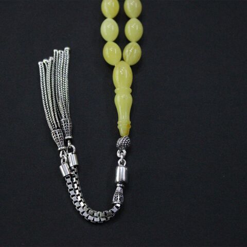 Kaliningrad Damla Kehribar Beyzi Tespih 6,5*9 (mm)