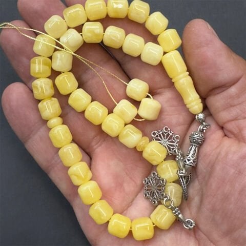 Kaliningrad Damla Kehribar Kapsül Tespih 8,5*9 (mm)