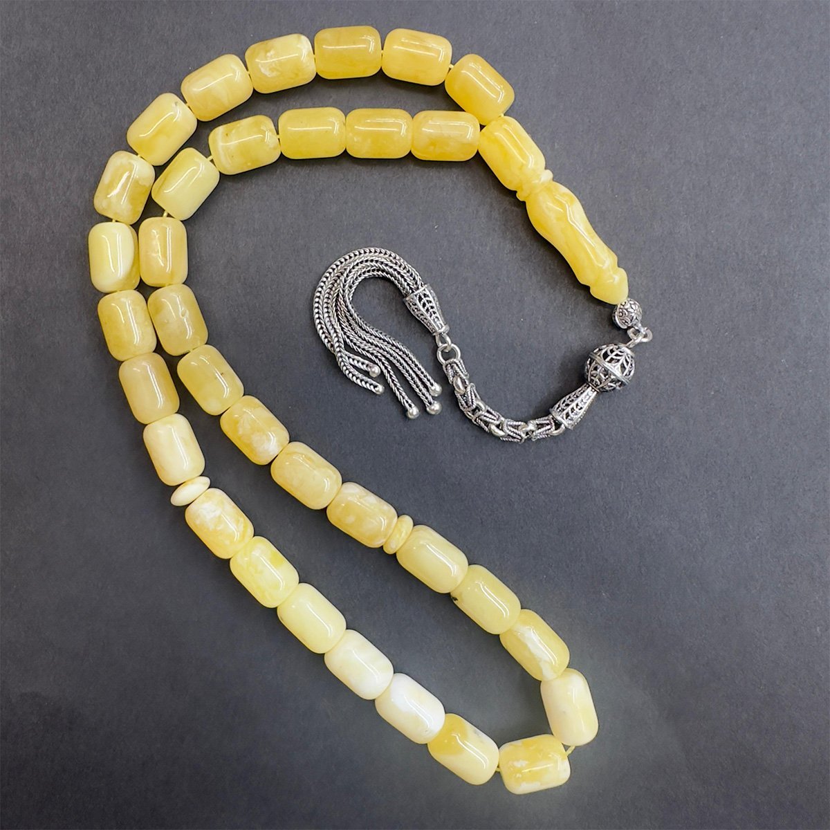 Akça Kaliningrad Damla Kehribar Kapsül Tespih 8*11 (mm)