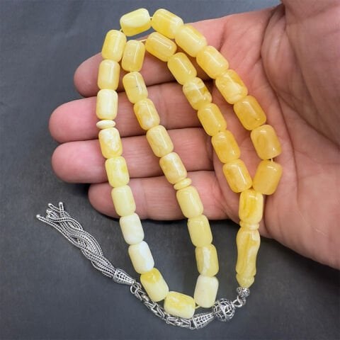 Akça Kaliningrad Damla Kehribar Kapsül Tespih 8*11 (mm)