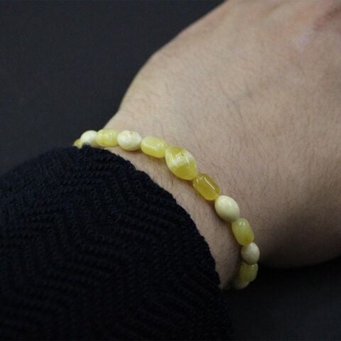 Kaliningrad Damla Kehribar Beyzi & Kapsül Bileklik 4,3 (gr)