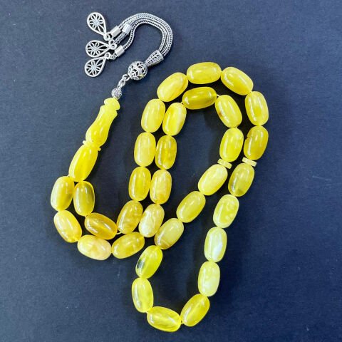 Kaliningrad Damla Kehribar Kapsül Tespih 9*15 (mm)