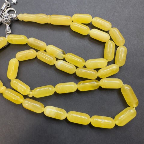 Kaliningrad Damla Kehribar Kapsül Tespih 6*13,5 (mm)