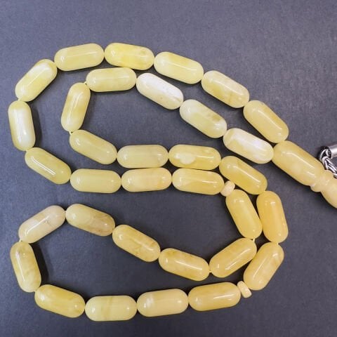 Kaliningrad Damla Kehribar Kapsül Tespih 6*13,5 (mm)-1