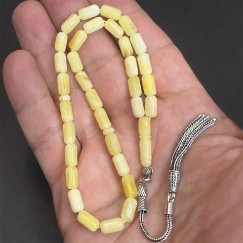 Kaliningrad Damla Kehribar Tespih 5*9 (mm)