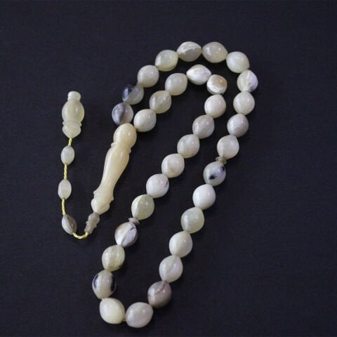 Koç Boynuzu Tespih Beyzi Kesim  10*12 (mm)