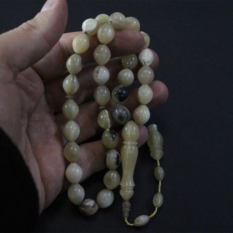 Koç Boynuzu Tespih Beyzi Kesim  10*12 (mm)