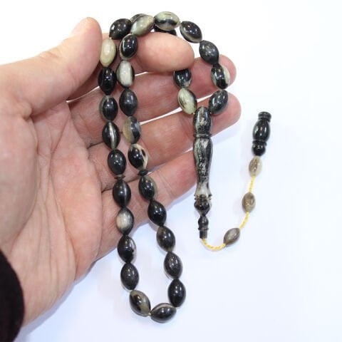 Koç Boynuzu Tespih Beyzi Kesim 8*11,5 (mm)