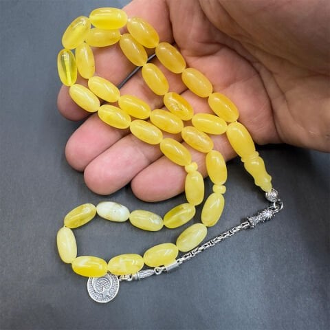 Kaliningrad Damla Kehribar Kapsül Tespih 7,5*14 (mm)