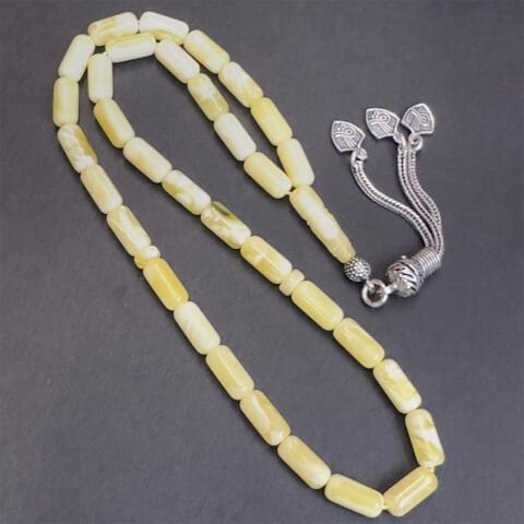 Akça Kaliningrad Damla Kehribar Tespih 5*10 (mm)