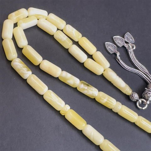 Akça Kaliningrad Damla Kehribar Tespih 5*10 (mm)