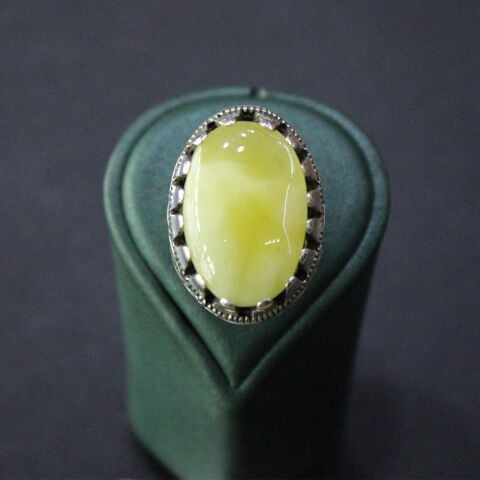 Kaliningrad Damla Kehribar Erkek Yüzük - 3