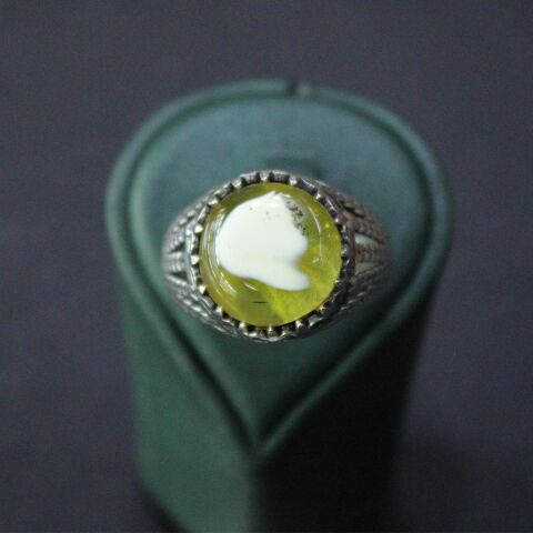 Kaliningrad Damla Kehribar Erkek Yüzük - 6