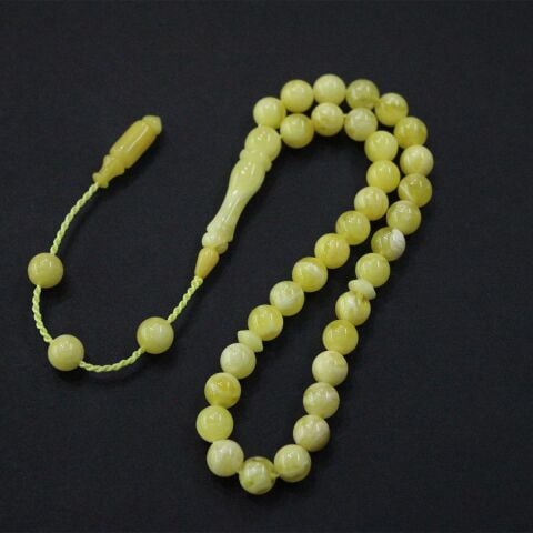 Akça Sistemli Kaliningrad Damla Kehribar Tespih 8 (mm)