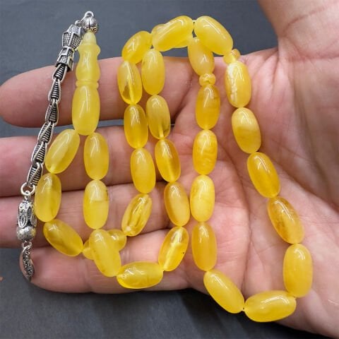 Kaliningrad Damla Kehribar Kapsül Tespih 7,5*14 (mm)