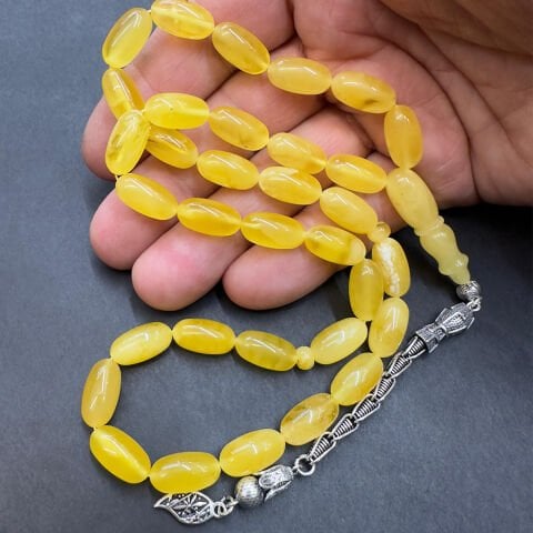 Kaliningrad Damla Kehribar Kapsül Tespih 7,5*14 (mm)