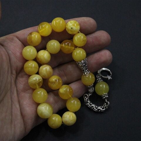 Maskot Kaliningrad Damla Kehribar Tespih 12-13,8 (mm)