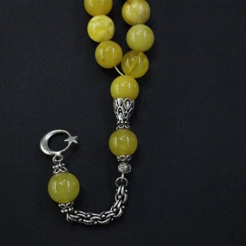 Maskot Kaliningrad Damla Kehribar Tespih 12-13,8 (mm)