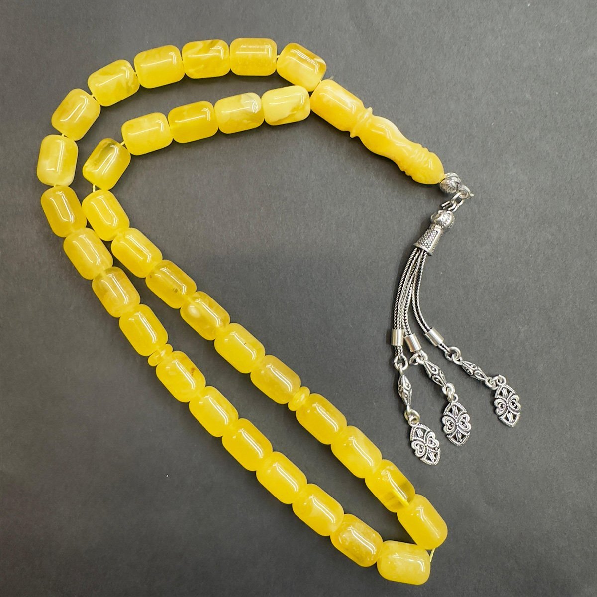 Kaliningrad Damla Kehribar Kapsül Tespih 9*12 (mm)