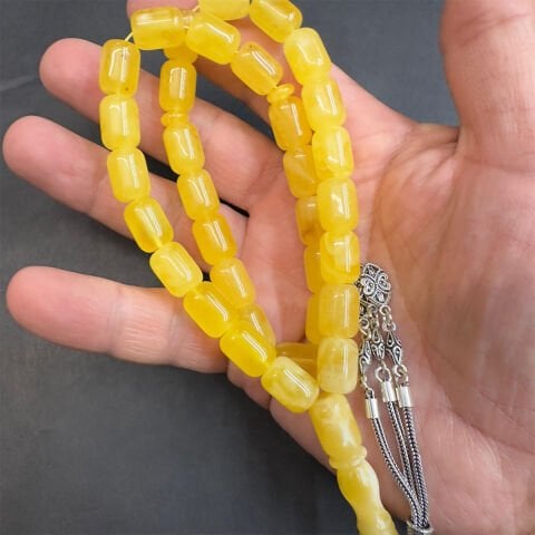 Kaliningrad Damla Kehribar Kapsül Tespih 9*12 (mm)