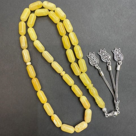 Kaliningrad Damla Kehribar Kapsül Tespih 6,5*13 (mm)-3