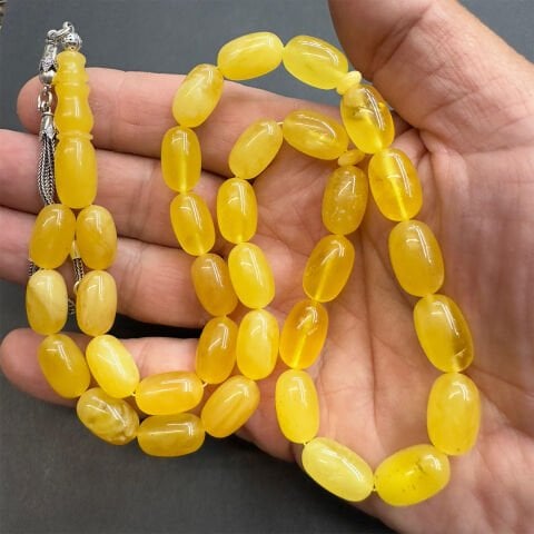 Kaliningrad Damla Kehribar Kapsül Tespih 9*14,5 (mm)