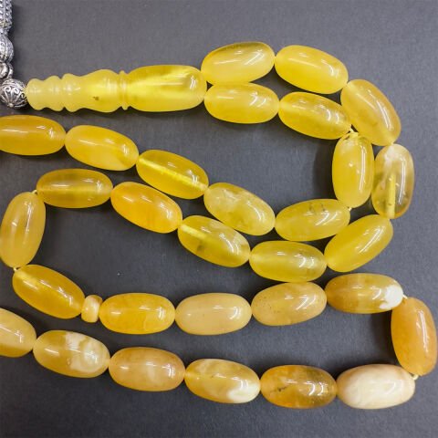 Kaliningrad Damla Kehribar Kapsül Tespih 7,5*14 (mm)