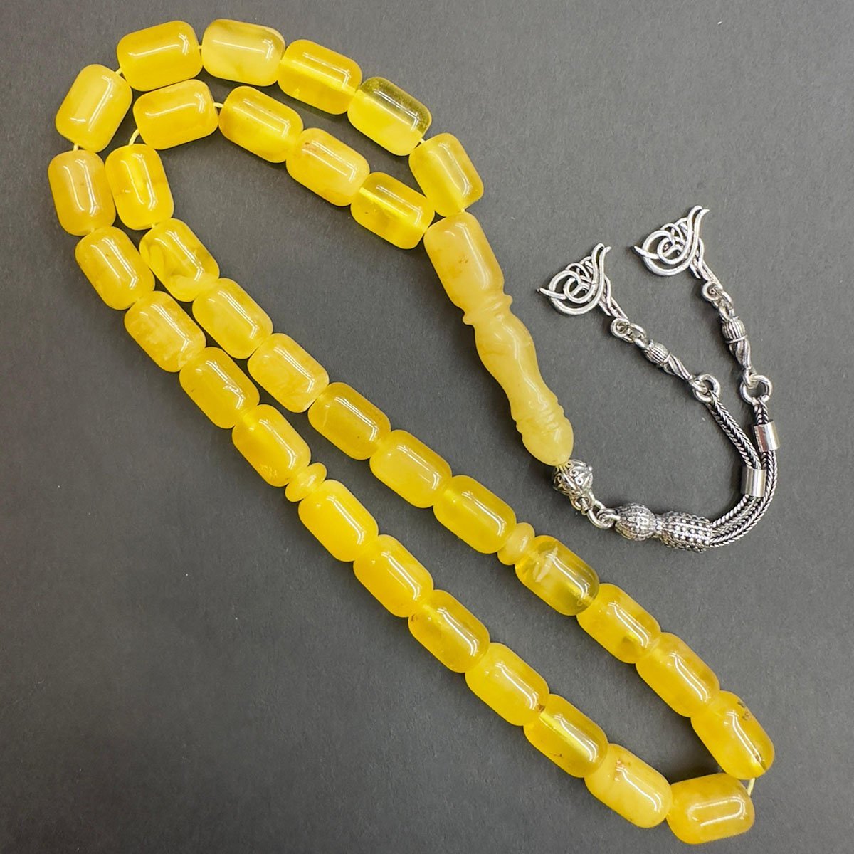 Kaliningrad Damla Kehribar Kapsül Tespih 8*11 (mm)