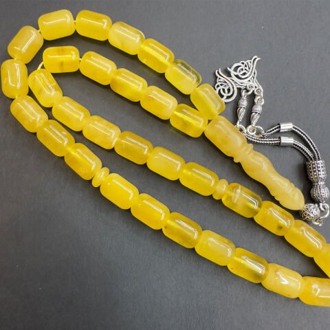 Kaliningrad Damla Kehribar Kapsül Tespih 8*11 (mm)