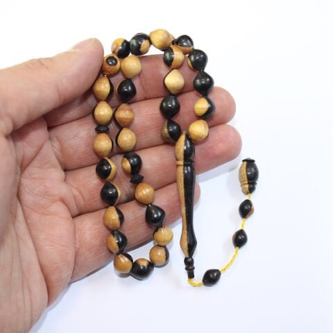 Dalmaçyalı Abanoz Ağacı Tespih 8*9 (mm)