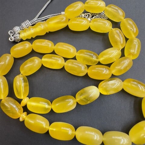 Kaliningrad Damla Kehribar Kapsül Tespih 9*14,5 (mm)-1