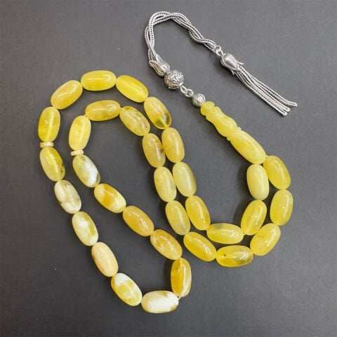 Kaliningrad Damla Kehribar Kapsül Tespih 8*14 (mm)