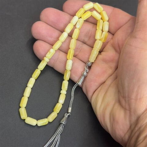 Kaliningrad Damla Kehribar Tespih 5*9 (mm)-1