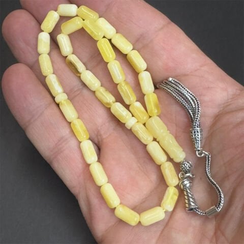 Kaliningrad Damla Kehribar Tespih 5*9 (mm)-1