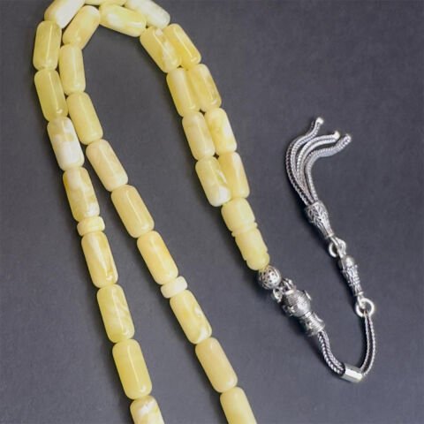 Kaliningrad Damla Kehribar Tespih 5*10 (mm)-1