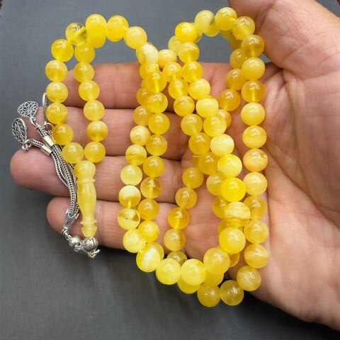 99 luk Kaliningrad Damla Kehribar Tespih 8 (mm)