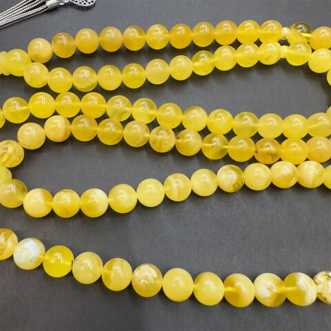 99 luk Kaliningrad Damla Kehribar Tespih 9 (mm)