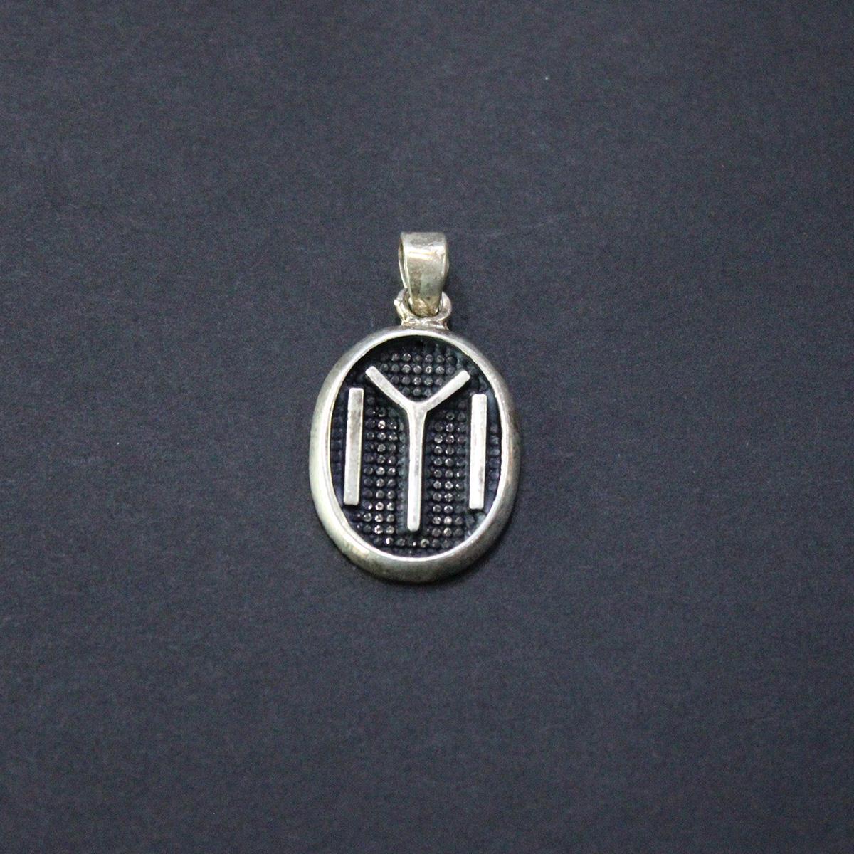 Gümüş Kayı Boyu Kolye Ucu