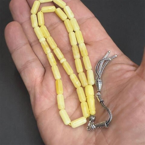 Kaliningrad Damla Kehribar Tespih 5*11 (mm)-2