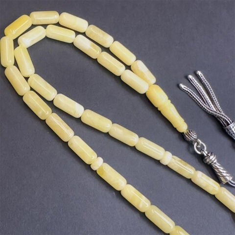 Kaliningrad Damla Kehribar Tespih 5*11 (mm)-2