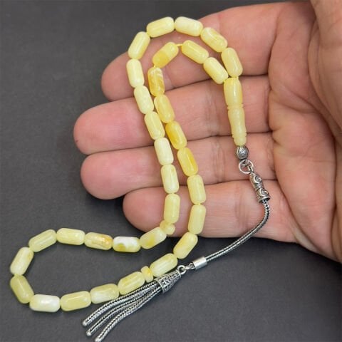 Kaliningrad Damla Kehribar Tespih 5*9,5 (mm)-2