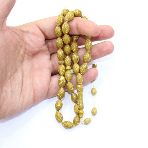 Zencefil Arpa Kesim Tespih 8*12,5 (mm)