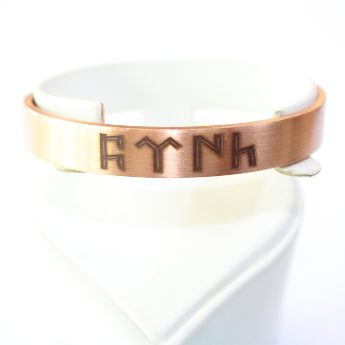 Desenli Bakır Bileklik-2