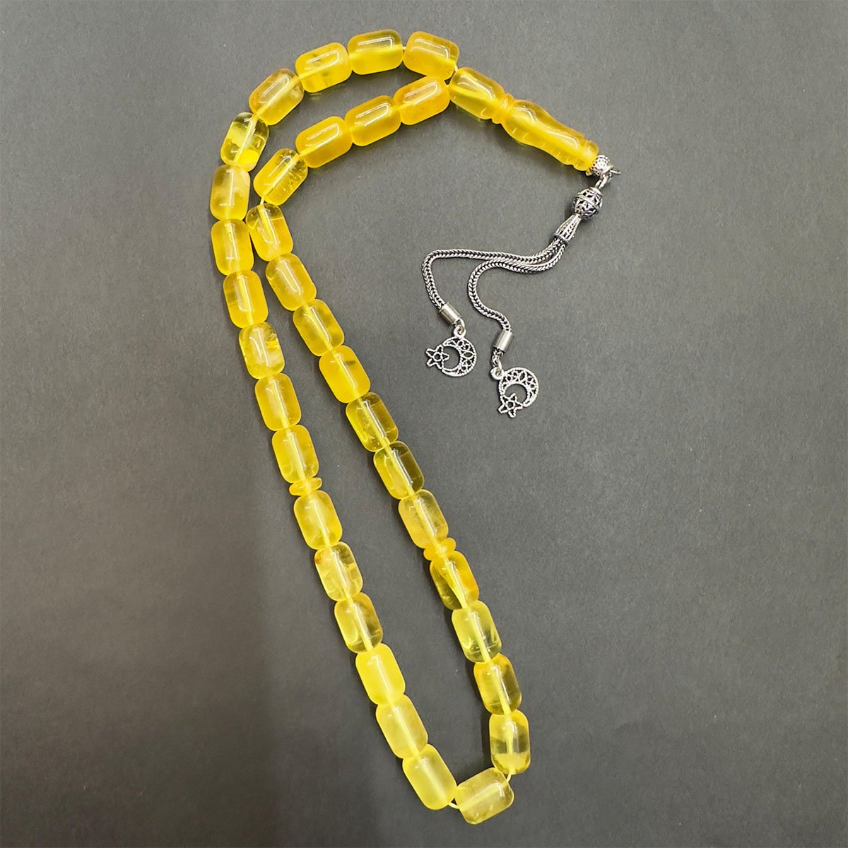 Kaliningrad Damla Kehribar Kapsül Tespih 8*11 (mm)-3