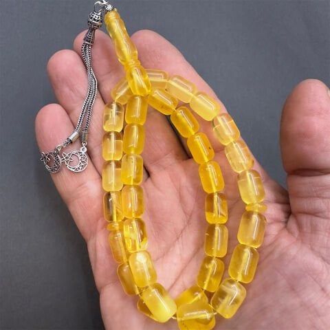 Kaliningrad Damla Kehribar Kapsül Tespih 8*11 (mm)-3