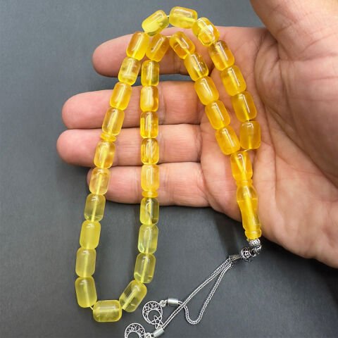 Kaliningrad Damla Kehribar Kapsül Tespih 8*11 (mm)-3