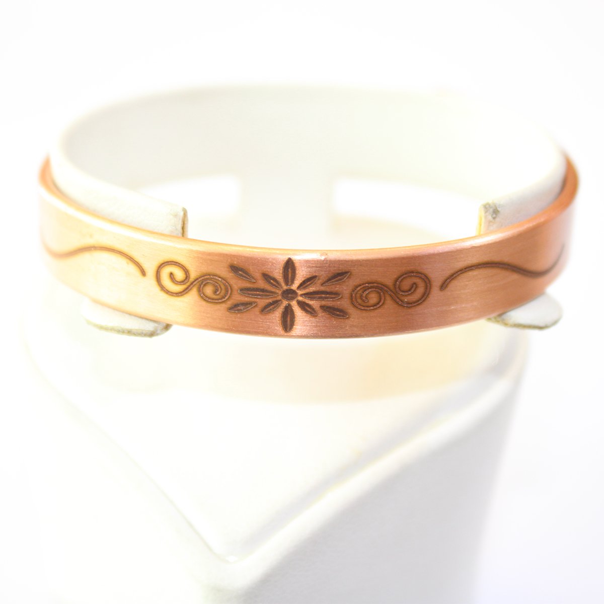 Desenli Bakır Bileklik-5