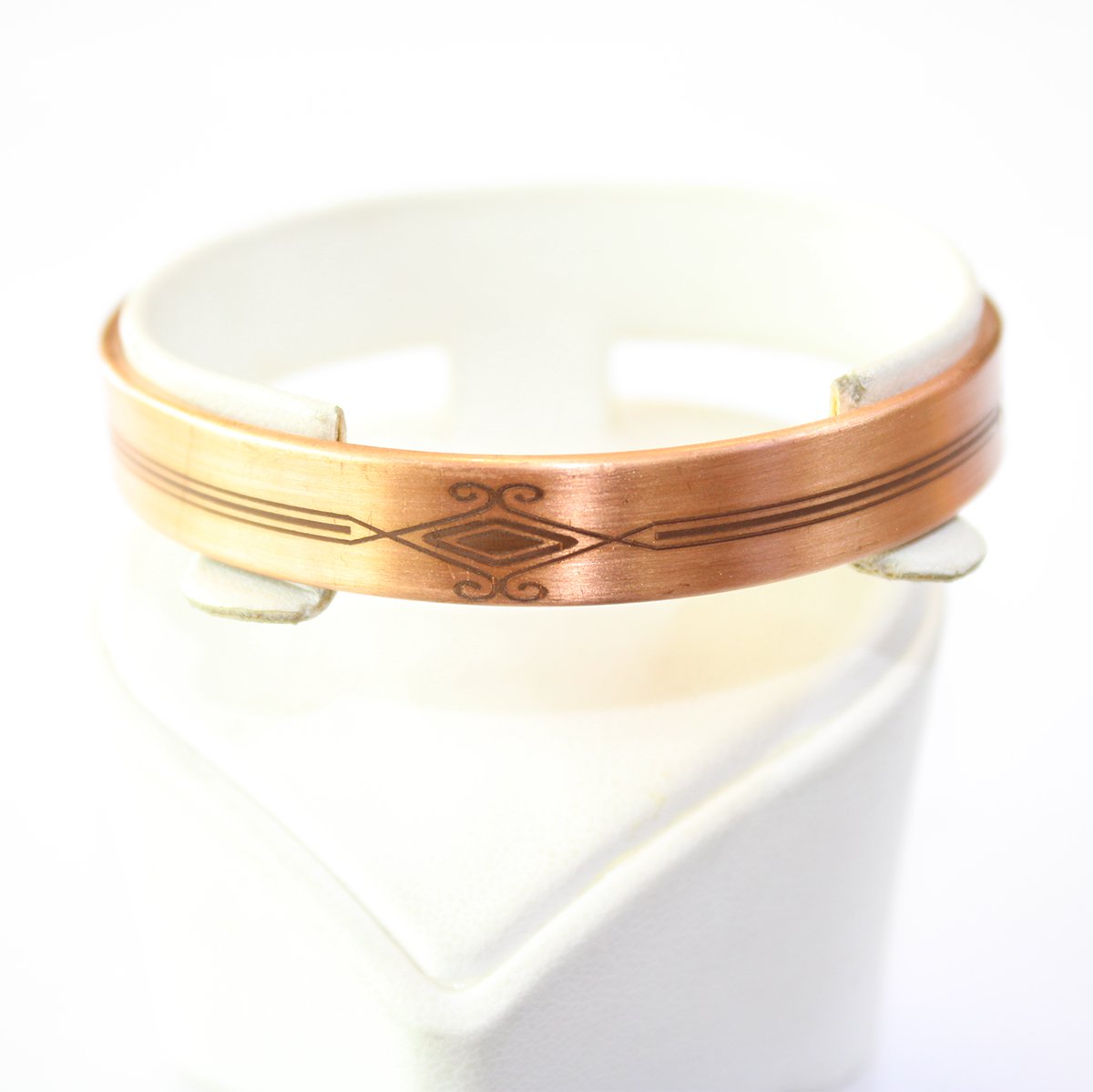 Desenli Bakır Bileklik-6