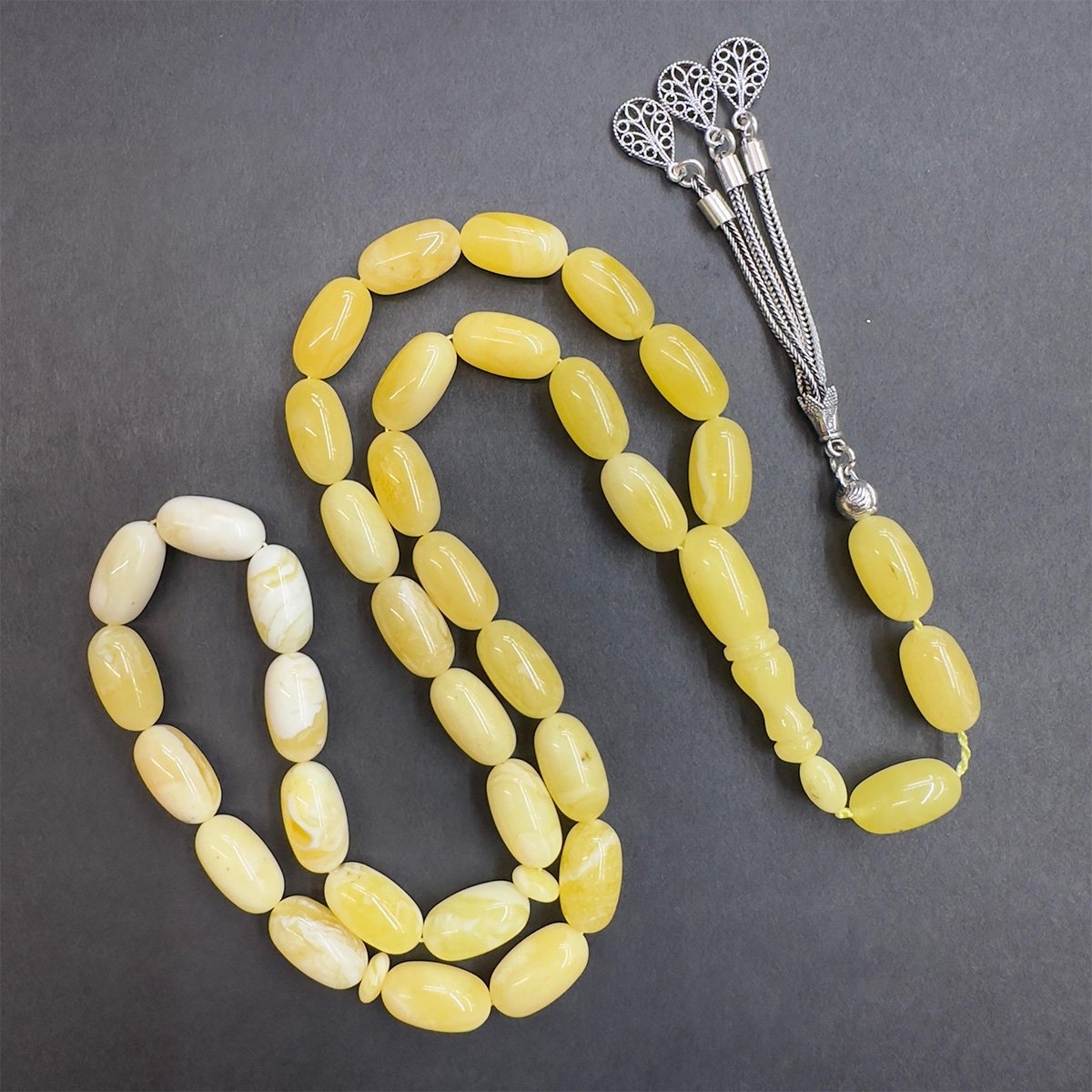 Kaliningrad Damla Kehribar Kapsül Tespih 8*14,5 (mm)